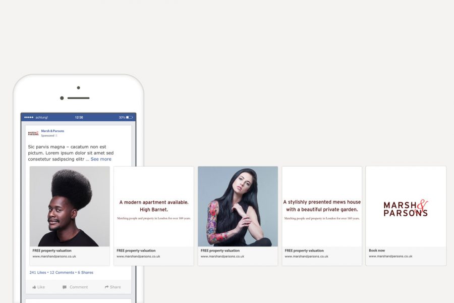 Marsh & Parsons facebook campaign