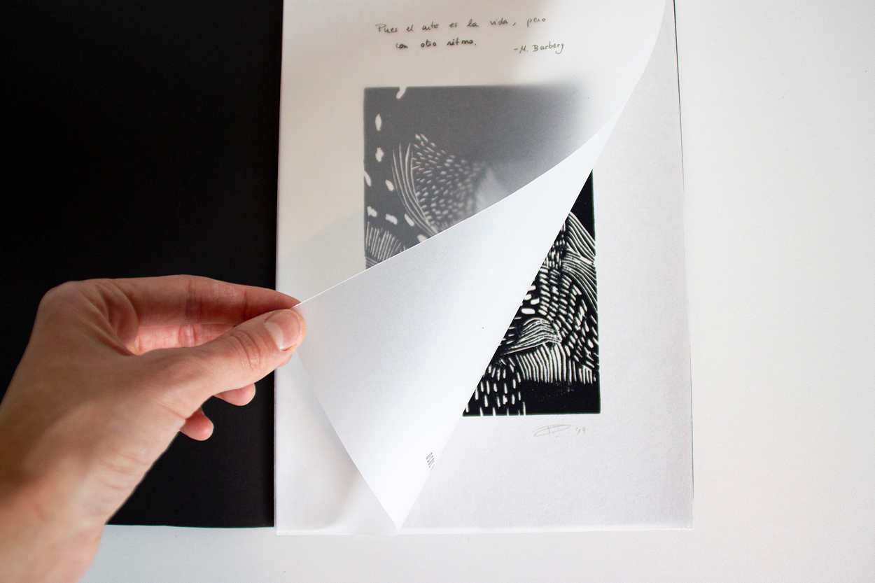 japanese Woodcut handprinted print